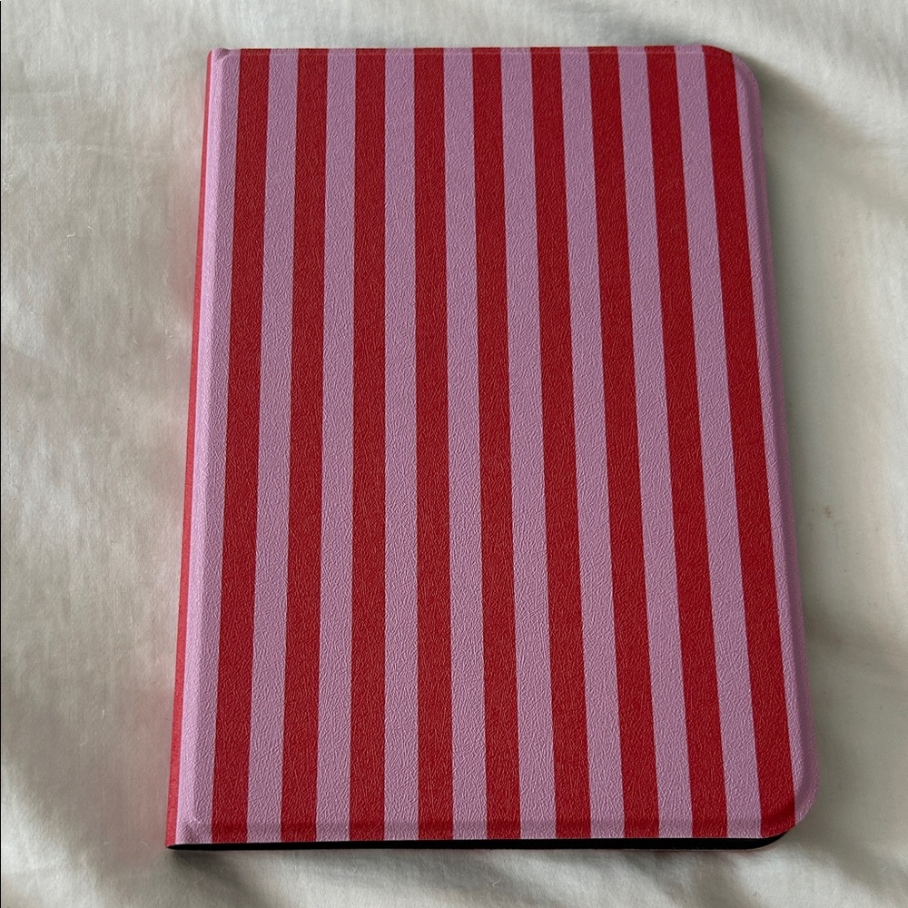 Red and Pink Striped Tablet Case